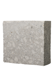 concrete with recycled  calcareous sandstone aggregate
