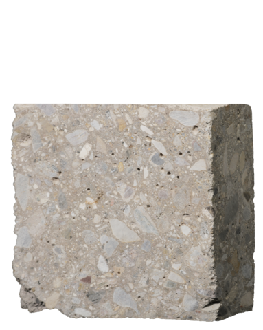 concrete with recycled aggregate from concrete