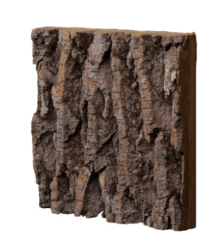 wall panels from tree bark